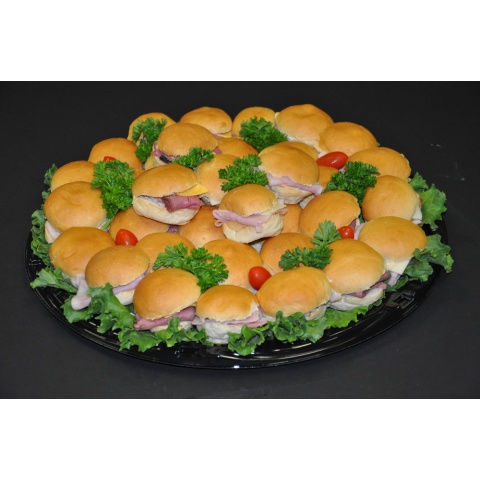 Dollar Bun Sandwich Tray 18"